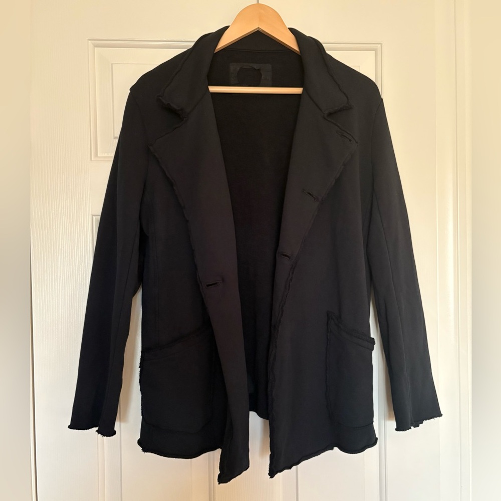 Frank & Eileen Black Belfast Sweater Jacket NWOT ✨Sz Small (No buttons)